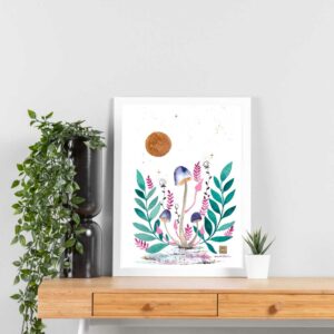 Champignons enchantés 3- impression fine art