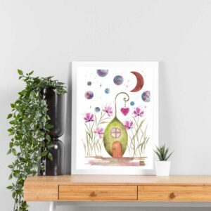 Temple intérieur - impression fine art