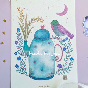 Tea time - print Made By Jen